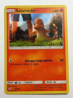 Carte Pokemon SALAMECHE 4/18 Holo TBE 2019 FRANCE Detective Pikachu - Image 1