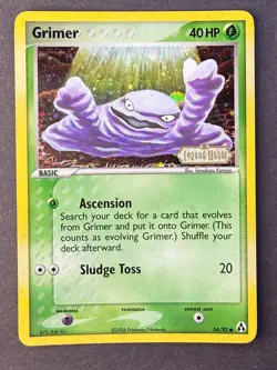 Legend Maker Pokemon TCG Grimer 54/92 Holo - Image 1