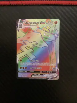 Pokemon TCG - Stonjourner VMAX (Secret) 205/202 Sword & Shield Base - NM - Image 1