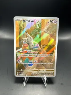 Pokemon Mimikyu 075 Illustration Rare Holo Black Star Promo SVP - Image 2