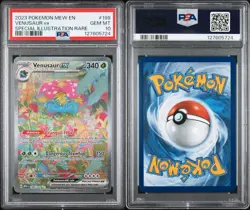 Venusaur EX (SIR) #198/165 PSA 10 Gem Mint Scarlet & Violet 151 Pokemon - Image 1