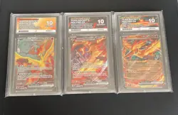 Sequential ACE 10's Team Rocket's Moltres Stamp. All perfect 10s Pokemon - Image 1