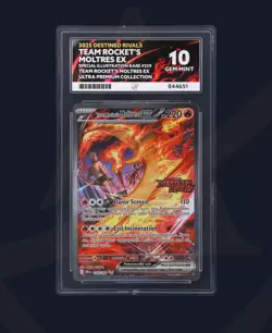 Sequential ACE 10's Team Rocket's Moltres Stamp. All perfect 10s Pokemon - Image 2