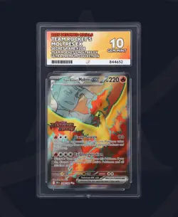 Sequential ACE 10's Team Rocket's Moltres Stamp. All perfect 10s Pokemon - Image 3