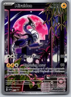 Miraidon SVP 013 Pokemon Center Stamped Scarlet & Violet ETB Promo NM/LP - Image 1