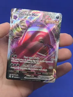Pokemon SWSH08 Fusion Strike Gengar VMAX 157/264 Ultra Rare NM - Image 2