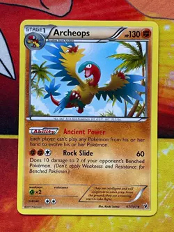 Archeops 67/101 Non-holo Rare - 2011 Pokemon Black & White Noble Victories - NM - Image 1