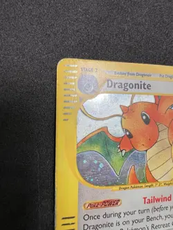 Dragonite 9/165 Holo Rare - Pokemon Expedition - Vintage E-Reader DMG - Image 2