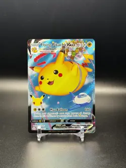 POKEMON CELEBRATIONS #007 FLYING PIKACHU VMAX FULL ART ULTRA RARE - NM - Image 3