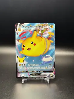 POKEMON CELEBRATIONS #007 FLYING PIKACHU VMAX FULL ART ULTRA RARE - NM - Image 5