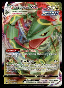 Pokemon TCG Crown Zenith #102/159 Rayquaza VMAX NM - Image 1