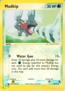 Mudkip - Reverse Holo - 65/97 EX Dragon - Pokemon TCG - 2003 - Image 1