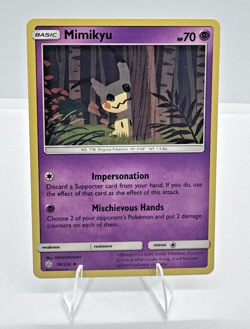 Pokemon TCG SM Cosmic Eclipse Mimikyu 96/236 Uncommon Regular NM - Image 1