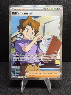 Pokemon Bill's Transfer 194/165 Sv: Scarlet & Violet 151 Ultra Rare Holo Trainer - Image 1