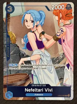 Nefeltari Vivi EB02-026 EB03 Alt Art Heroines Dash Pack One Piece TCG English - Image 1