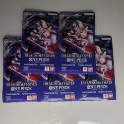 One Piece Card Game The Azure Sea's Seven Booster Pack English x5 - Image 1