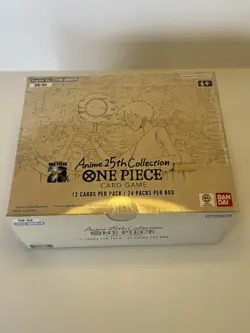 One Piece Eb02 Anime 25th Collection Sealed Booster Box English - Image 1