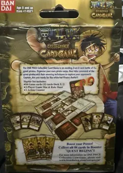 2005 Bandai Vintage One Piece CCG The Quest Begins Sealed Starter Deck English - Image 2