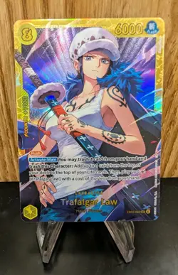 One Piece TCG Trafalgar Law EB03-062 SEC Heroines Edition Foil - Image 1