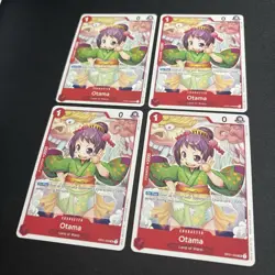 4x Otama OP01-006 - One Piece TCG English - Uncommon UC Playset Near-Mint NM - Image 2