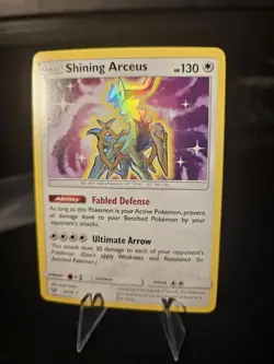 Shining Arceus - Shining Legends Holo Rare Card 57/73 LP Pokemon TCG - Image 1