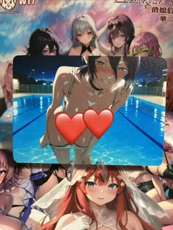 Non-Holo Beautiful Waifu Card Goddess Story CCG Anime Waifu Double Sided - Image 1