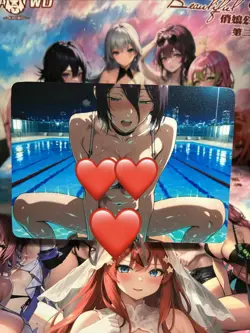 Non-Holo Beautiful Waifu Card Goddess Story CCG Anime Waifu Double Sided - Image 2