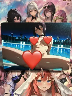 Non-Holo Beautiful Waifu Card Goddess Story CCG Anime Waifu Double Sided - Image 1
