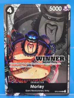 One Piece CCG OP12 Morley Winner Character Card OP12-093 Pack Fresh English - Image 1
