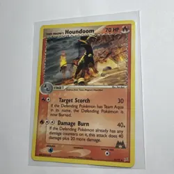 Pokemon Card - Team Magma's Houndoom Team Magma vs Team Aqua 34/95 Non Holo - Image 1