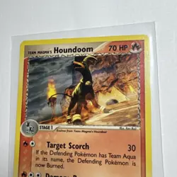 Pokemon Card - Team Magma's Houndoom Team Magma vs Team Aqua 34/95 Non Holo - Image 2