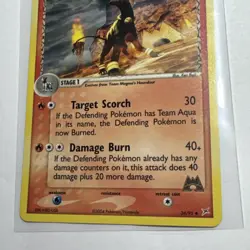 Pokemon Card - Team Magma's Houndoom Team Magma vs Team Aqua 34/95 Non Holo - Image 3