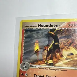 Pokemon Card - Team Magma's Houndoom Team Magma vs Team Aqua 34/95 Non Holo - Image 4