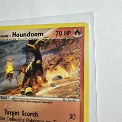 Pokemon Card - Team Magma's Houndoom Team Magma vs Team Aqua 34/95 Non Holo - Image 5