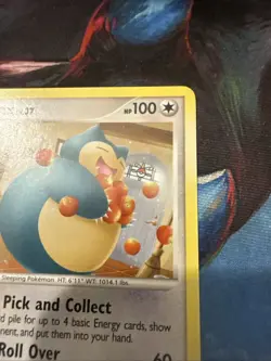 Pokemon Snorlax Rising Rivals Card 33/111 Regular Rare -NM - Image 3