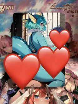 Non-Holo Beautiful Waifu Card Goddess Story CCG Anime Waifu Double Sided - Image 1