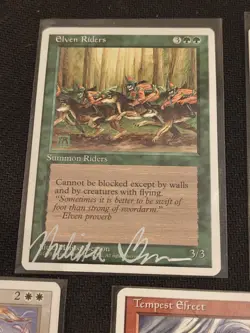 Vintage MTG Revised Chronicles * Lot of 5 Cards * Signed NeNe Beard Benson - Image 2