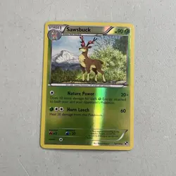 Pokemon TCG 2011 Black & White Base Card -- Sawsbuck 14/114 Reverse Holo - Image 1