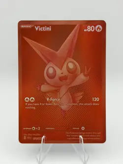 Victini 171/086 SV: Black Bolt Holo Pokemon Card Excellent Condition - Image 1