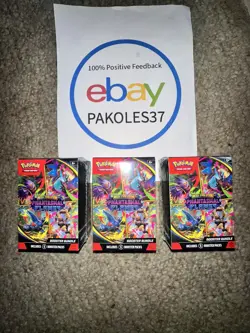 Pokemon TCG Cards Phantasmal Flames Factory Sealed New Booster Bundle LOT OF 3 - Image 1