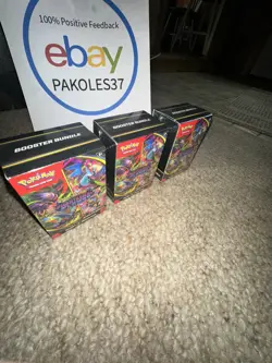 Pokemon TCG Cards Phantasmal Flames Factory Sealed New Booster Bundle LOT OF 3 - Image 4