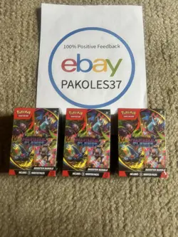 Pokemon TCG Cards Phantasmal Flames Factory Sealed New Booster Bundle LOT OF 3 - Image 5