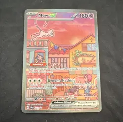 Pokemon Mew EX 180 HP Holo Promo Sv Scarlet & Violet 053 Single Card - Image 1