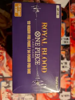 ONE PIECE ENGLISH Card Game OP10 Booster Box Sealed ROYAL BLOOD - Image 3