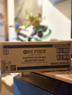 One Piece ENG Carrying on His Will OP-13 Case Sealed BANDAI CARD GAME - 1° Ed. - Image 1