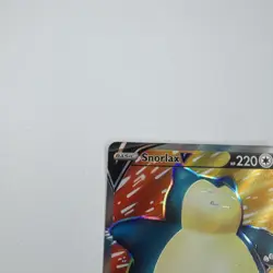 Snorlax V 197/202 Sword & Shield Ultra Rare Full Art Pokemon Card - Image 2