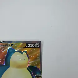Snorlax V 197/202 Sword & Shield Ultra Rare Full Art Pokemon Card - Image 3