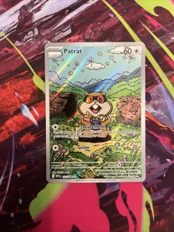 🔥Pokemon TCG Patrat 152/086 White Flare Illustration Rare Card NM/M Condition🔥 - Image 1