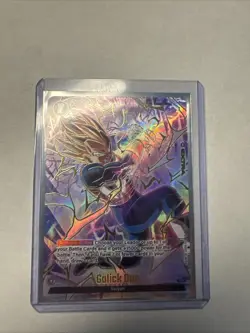 Galick Gun FS02-15 Vegeta 1st Anniversary Promo Alternate Art Dragon Ball Card - Image 1