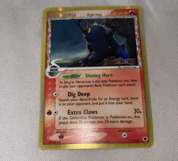 Heracross (Delta Species) 3/101 Dragon Frontiers Holo Pokemon Card 2006 MP - Image 1